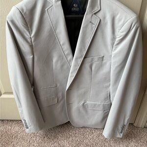 Buffalo David Bitton Gray Sport Coat with Notched Lapels